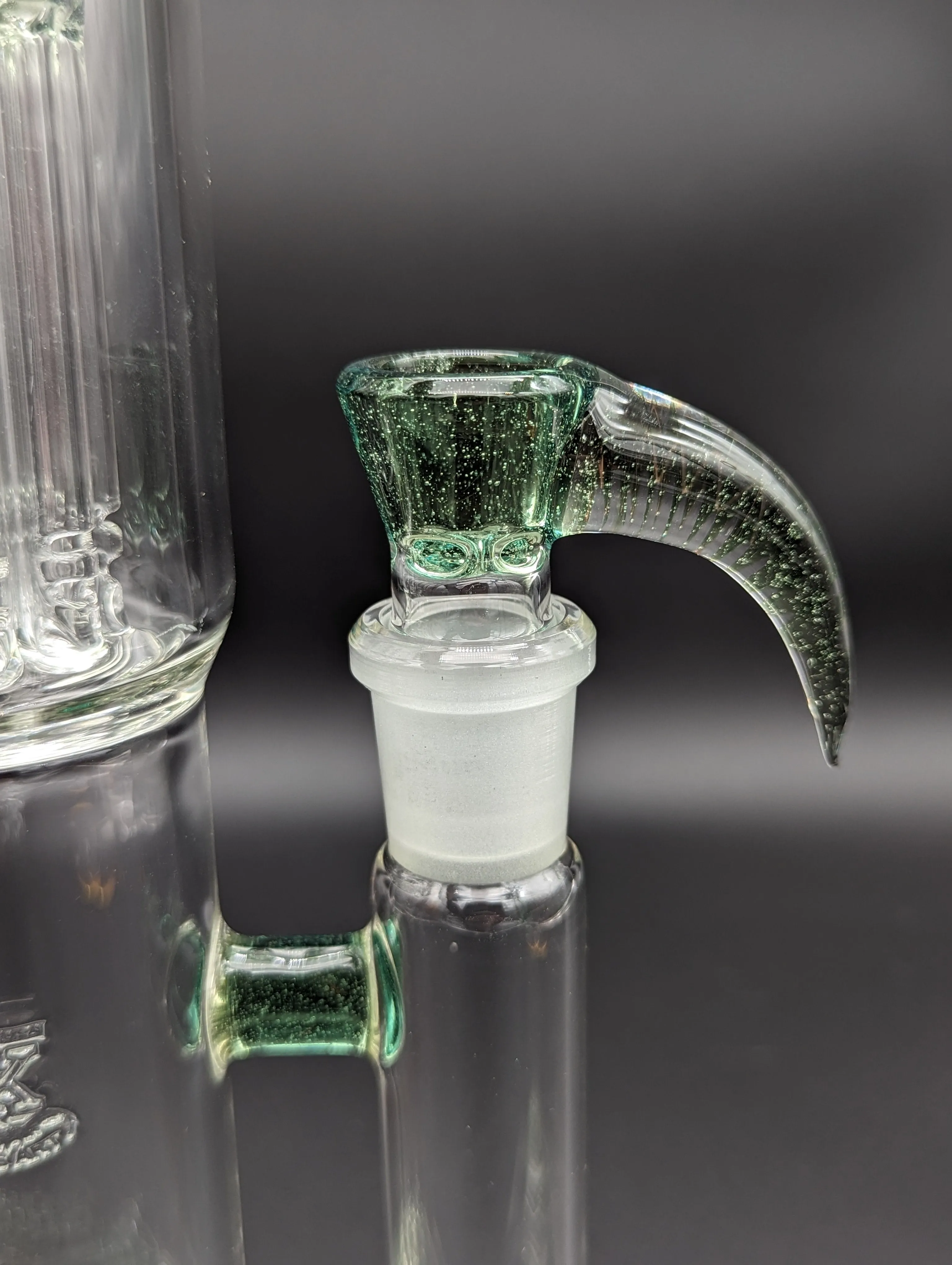 2K Glass Dual Inline to 8 Arm Bongs - Color Accented