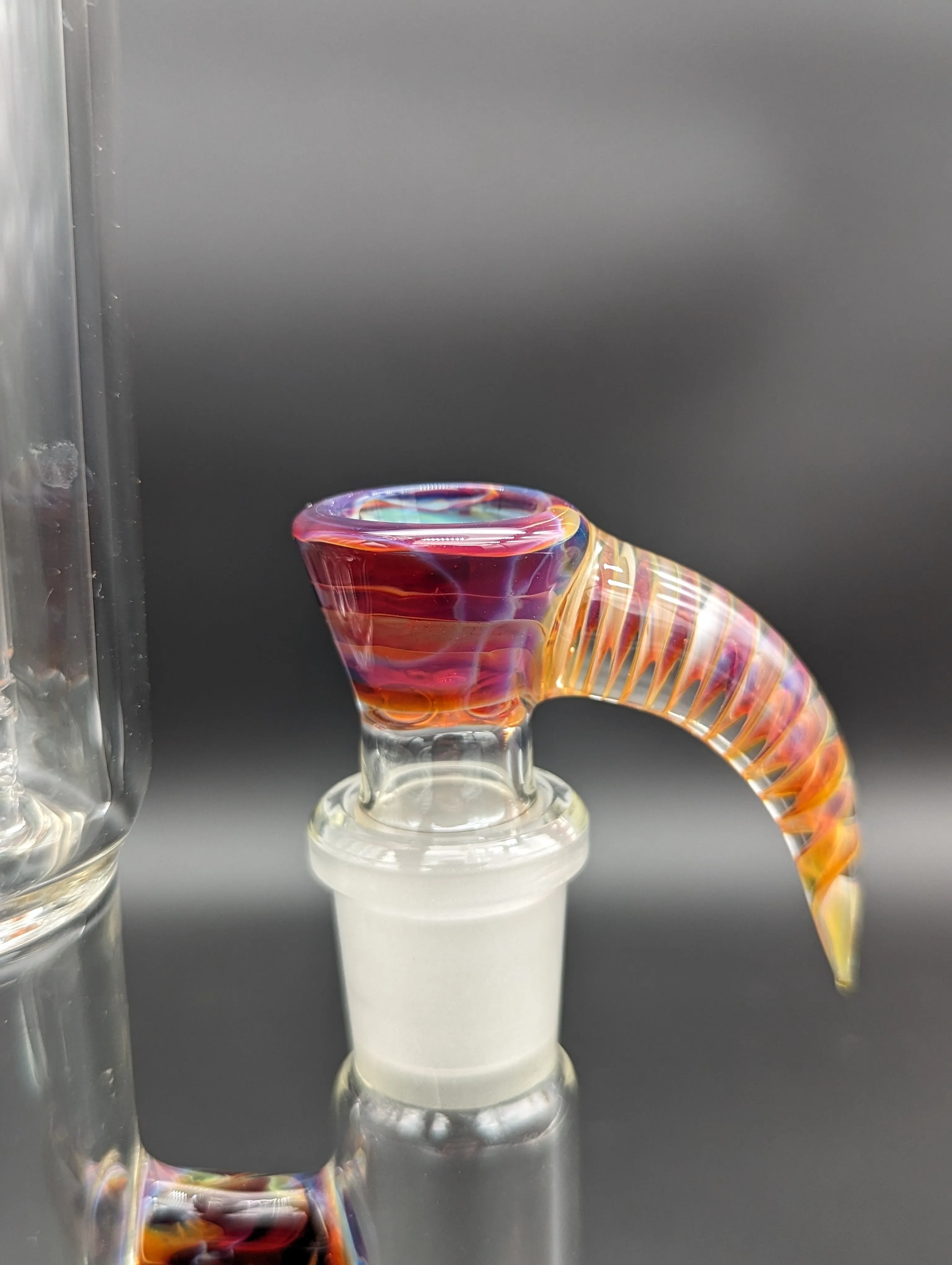 2K Glass Dual Inline to 8 Arm Bongs - Color Accented