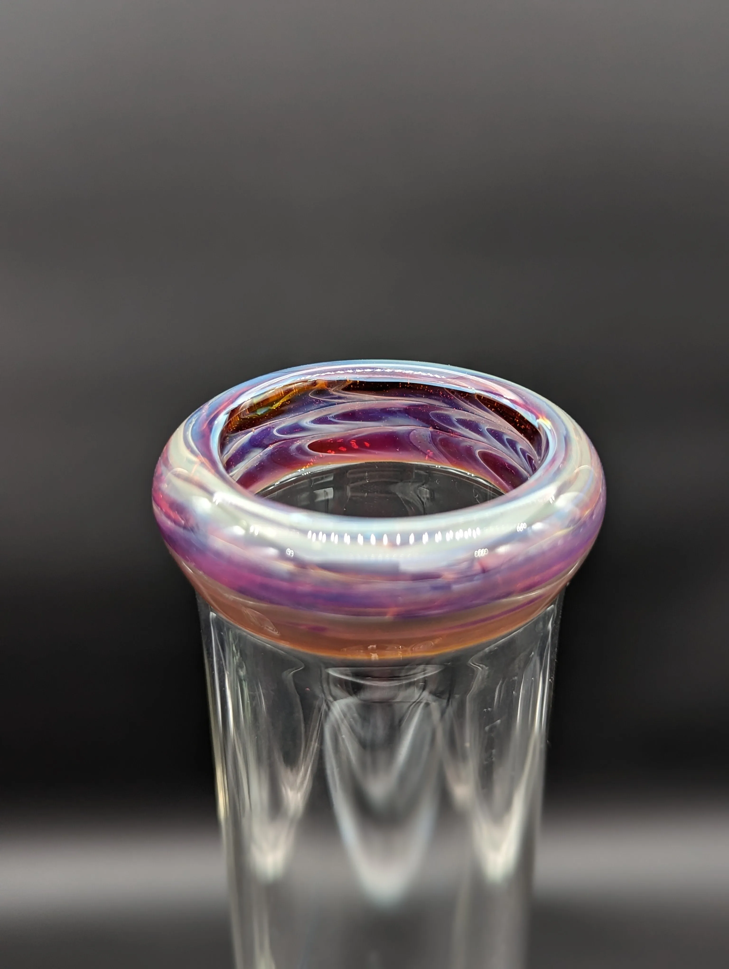 2K Glass Dual Inline to 8 Arm Bongs - Color Accented