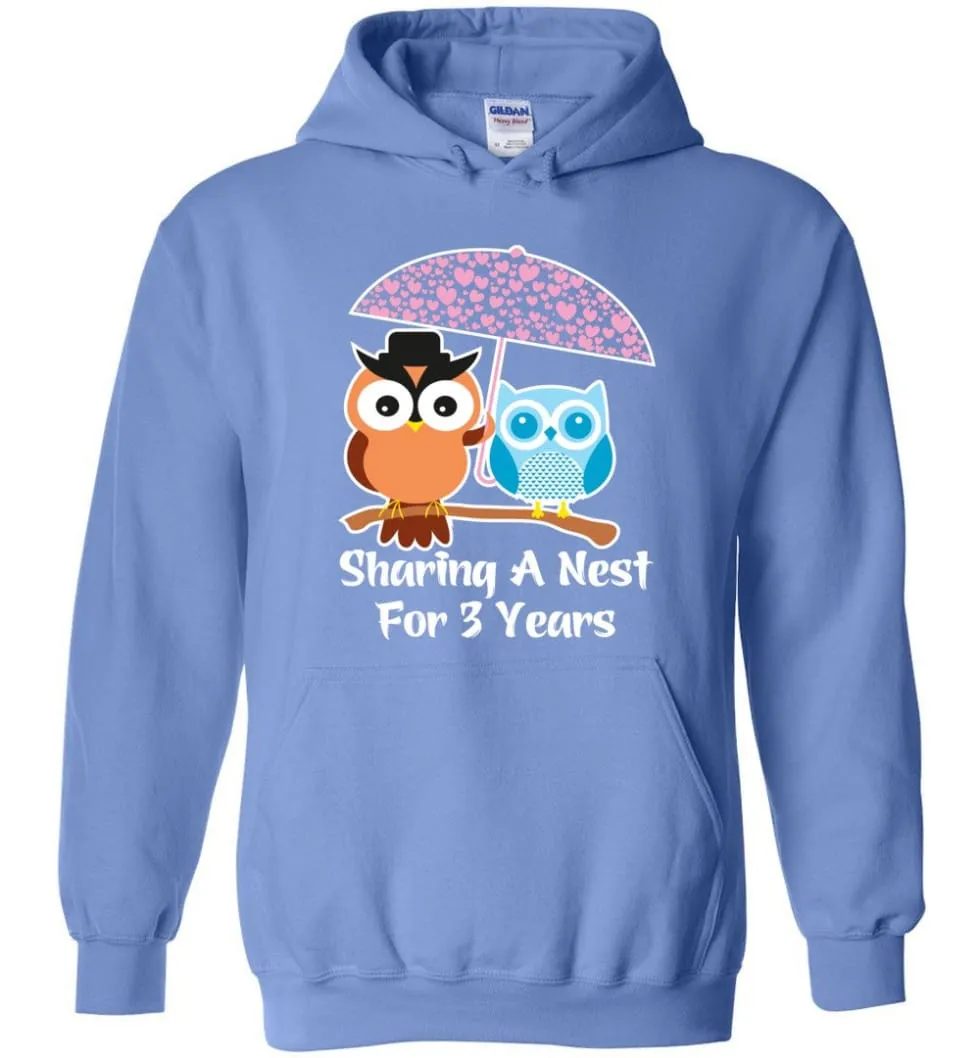 3 Years Wedding Anniversary Gifts Valentine's Day Hoodie