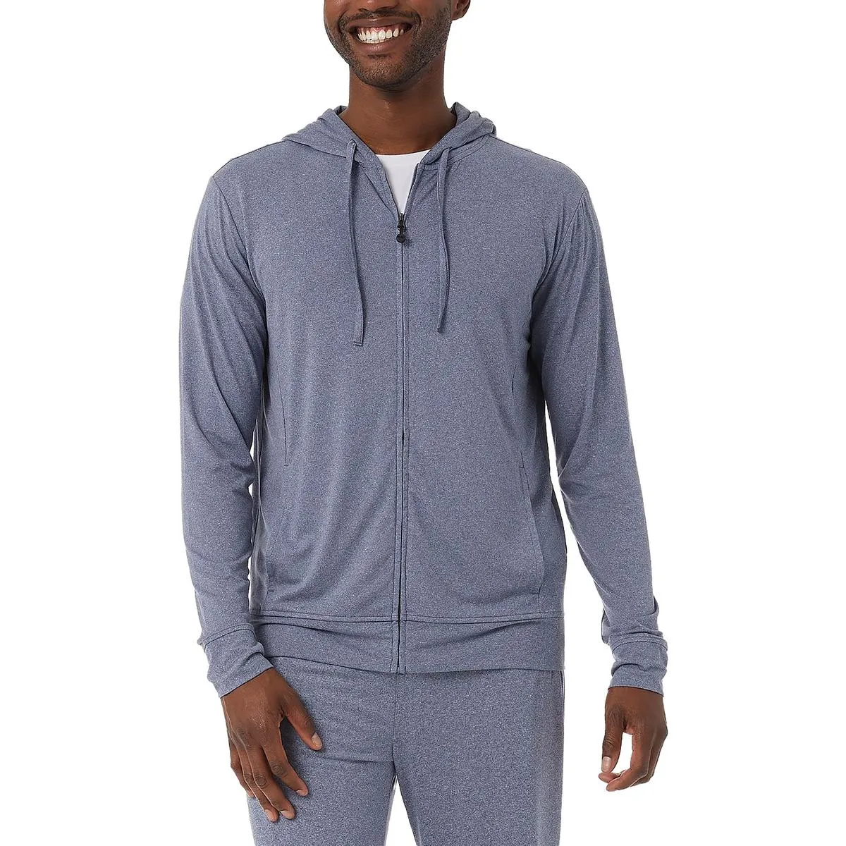 32 Degrees Cool Mens Hoodie Pajama Sleep Jacket