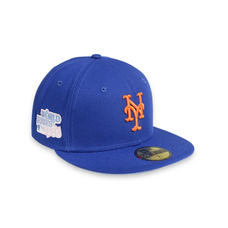 [60243520] New York Mets 86 WS POP SWEAT Blue 59FIFTY Men's Fitted Hat