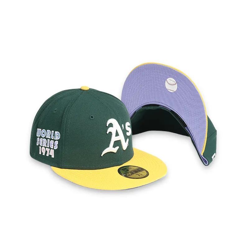 [60243525] Oakland Athletics 74 WS POP SWEAT Green 59FIFTY Men's Fitted Hat