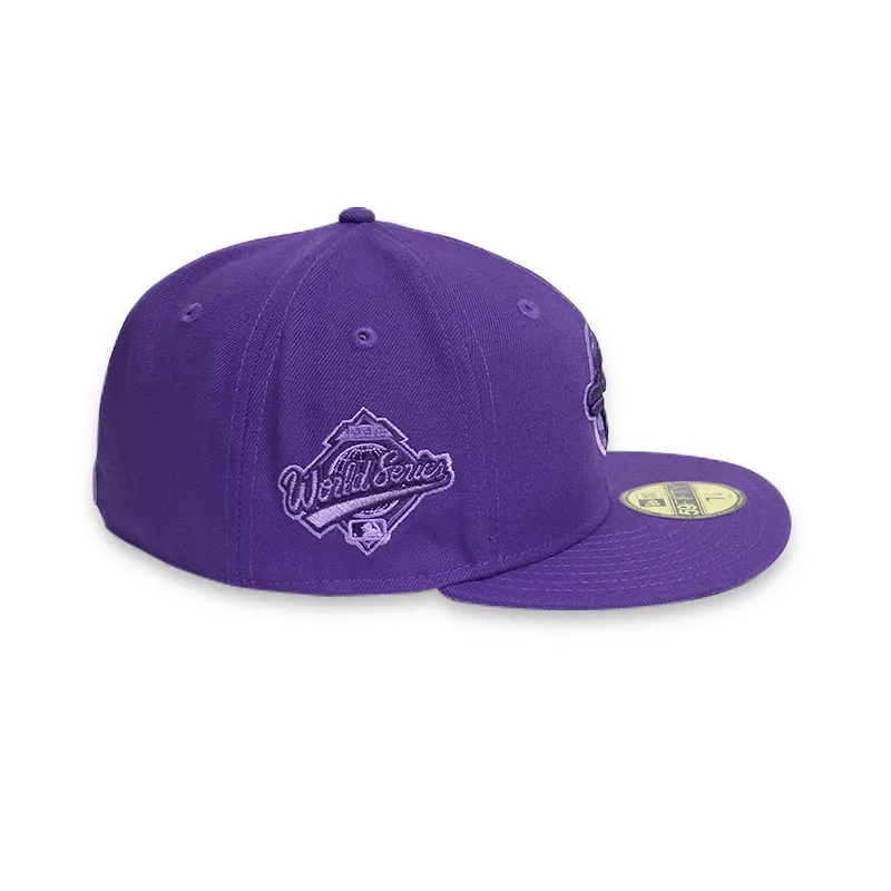 [60243837] Toronto Blue Jays 92 WS STATE FRUIT Purple 59FIFTY Men's Fitted Hat