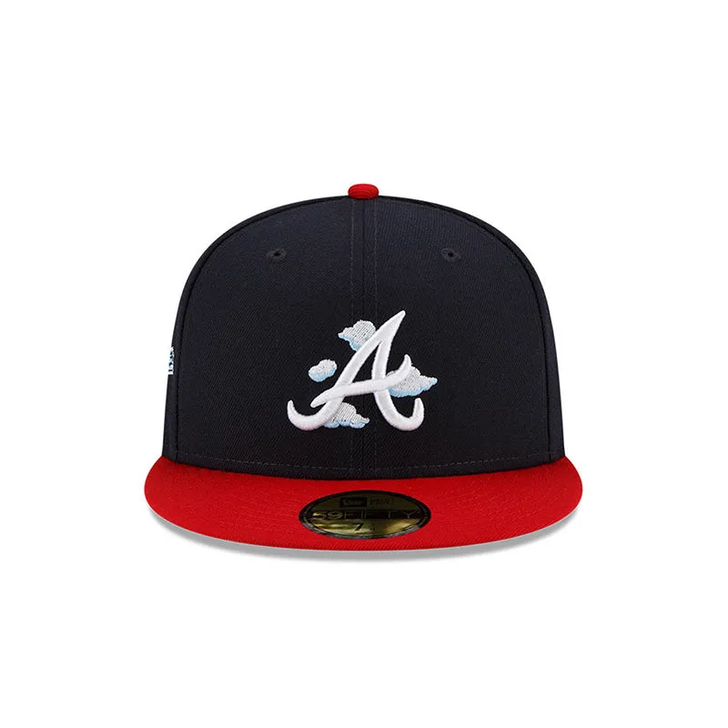 [60243843] Atlanta Braves 95 WS Navy 59FIFTY Men's Fitted Hat