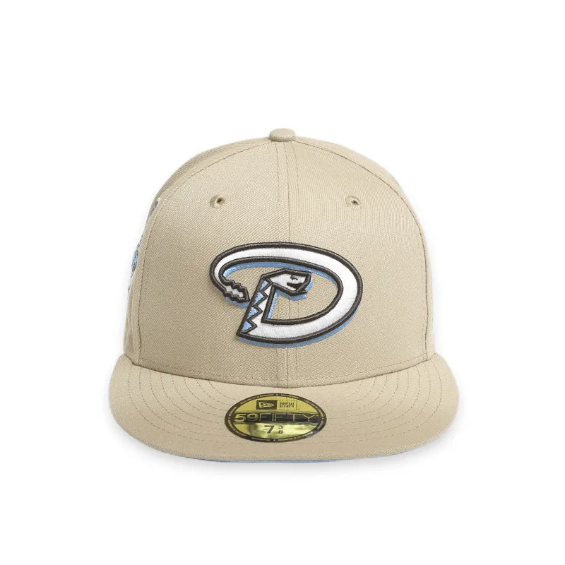 [70699249] Arizona Diamondbacks 98 Inaugural Tan 59FIFTY Men's Fitted Hat