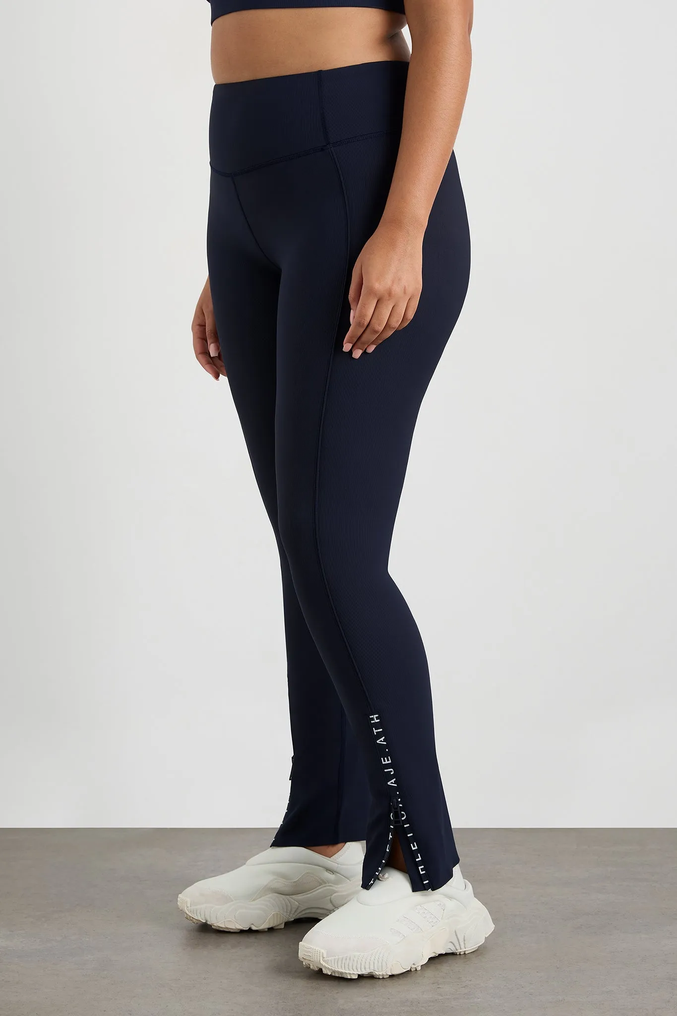 7/8 Zip Hem Leggings 252