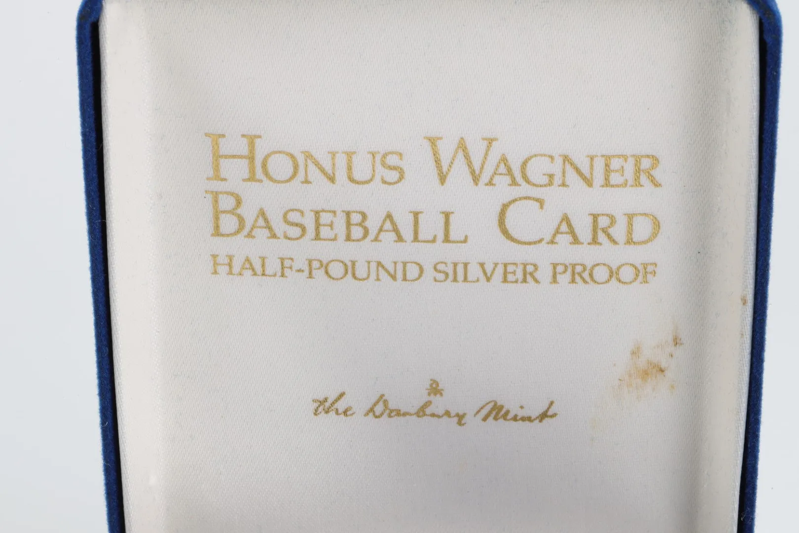 999 Silver Honus Wagner Baseball Card Bar (248.83g.)