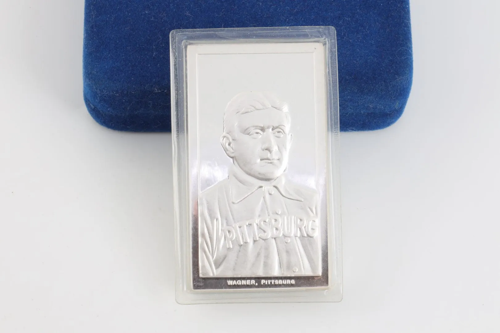 999 Silver Honus Wagner Baseball Card Bar (248.83g.)