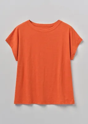 Alda Organic Cotton Easy Tee | Mango