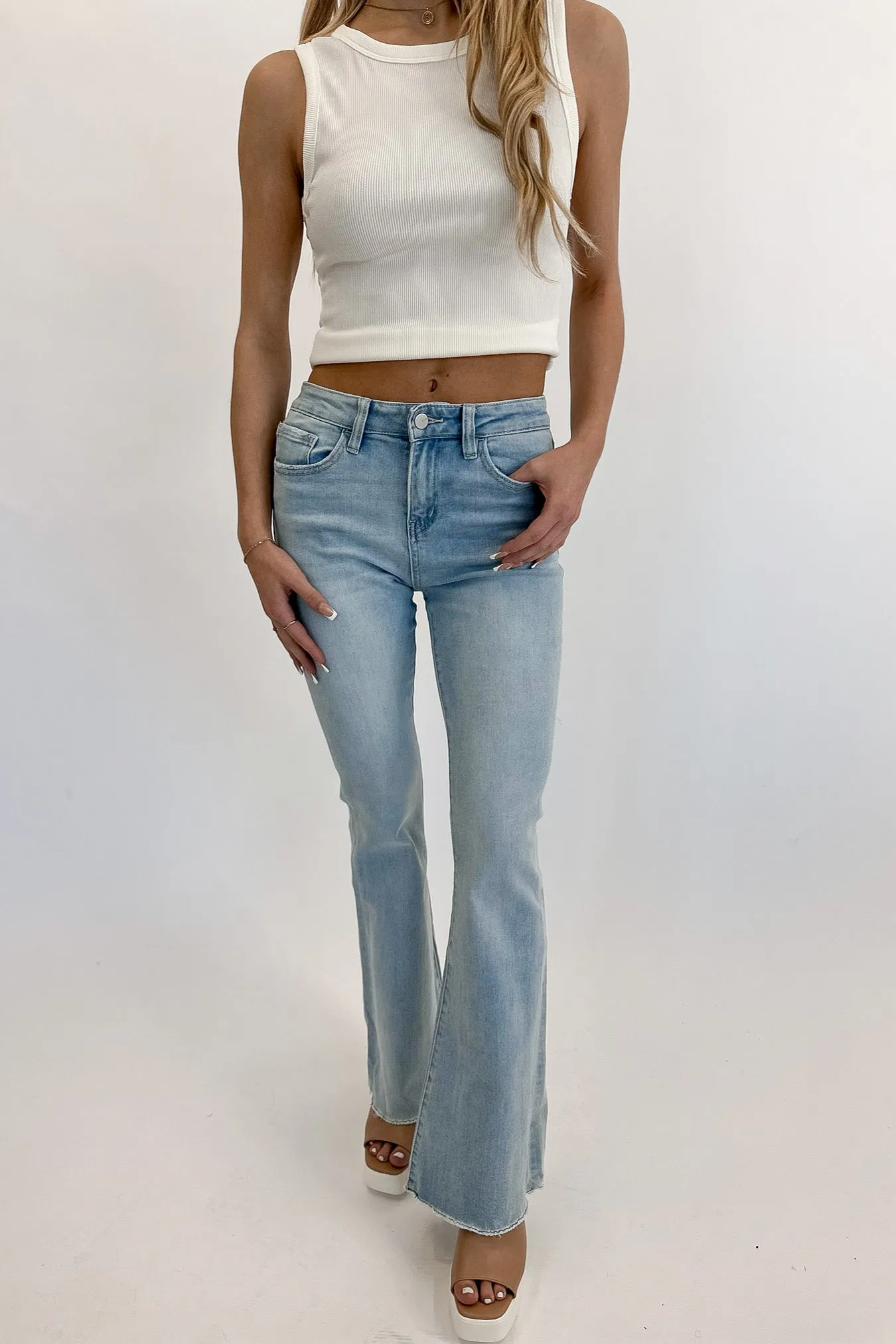 Alice High Rise Flare Jeans