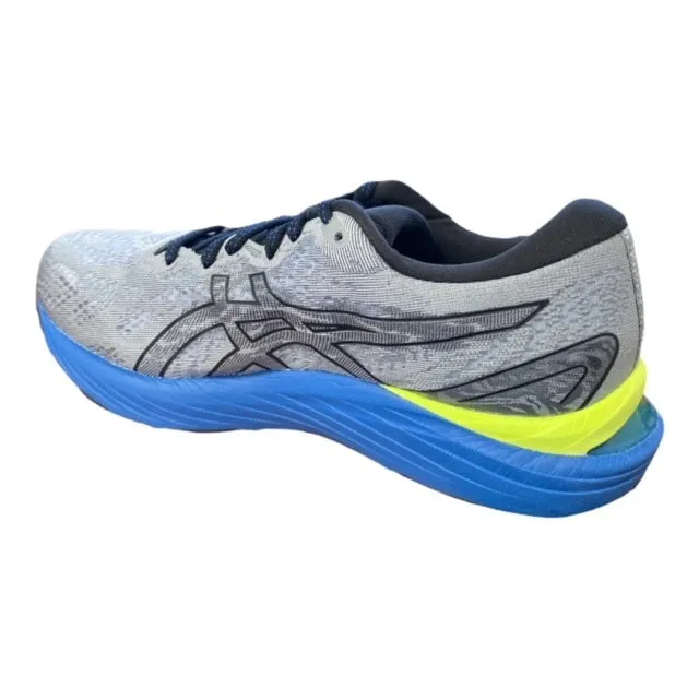 Asics men's running shoe Gel Cumulus 23 1011B012 030 grey-yellow-blue 