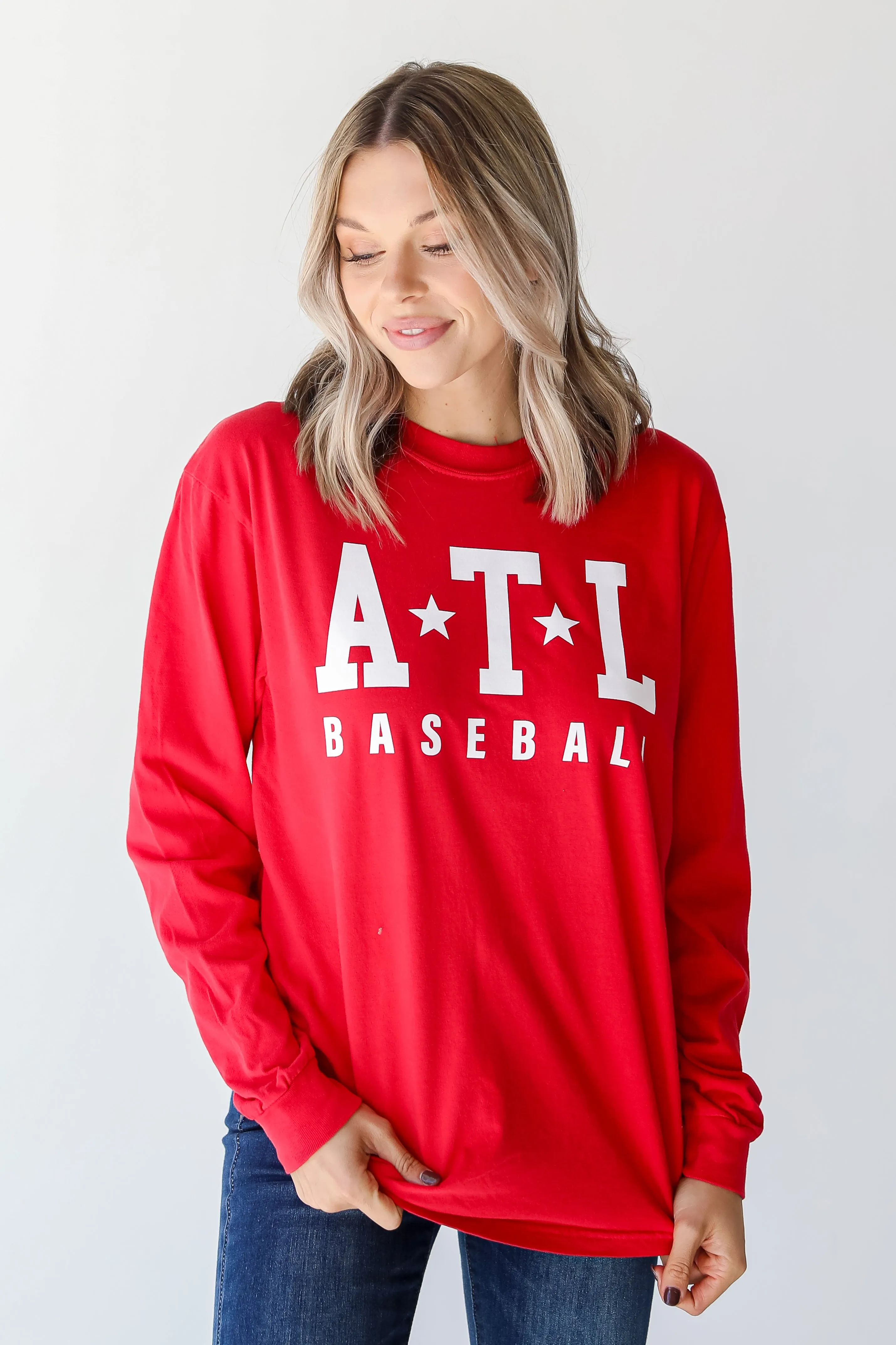 ATL Baseball Star Long Sleeve Tee