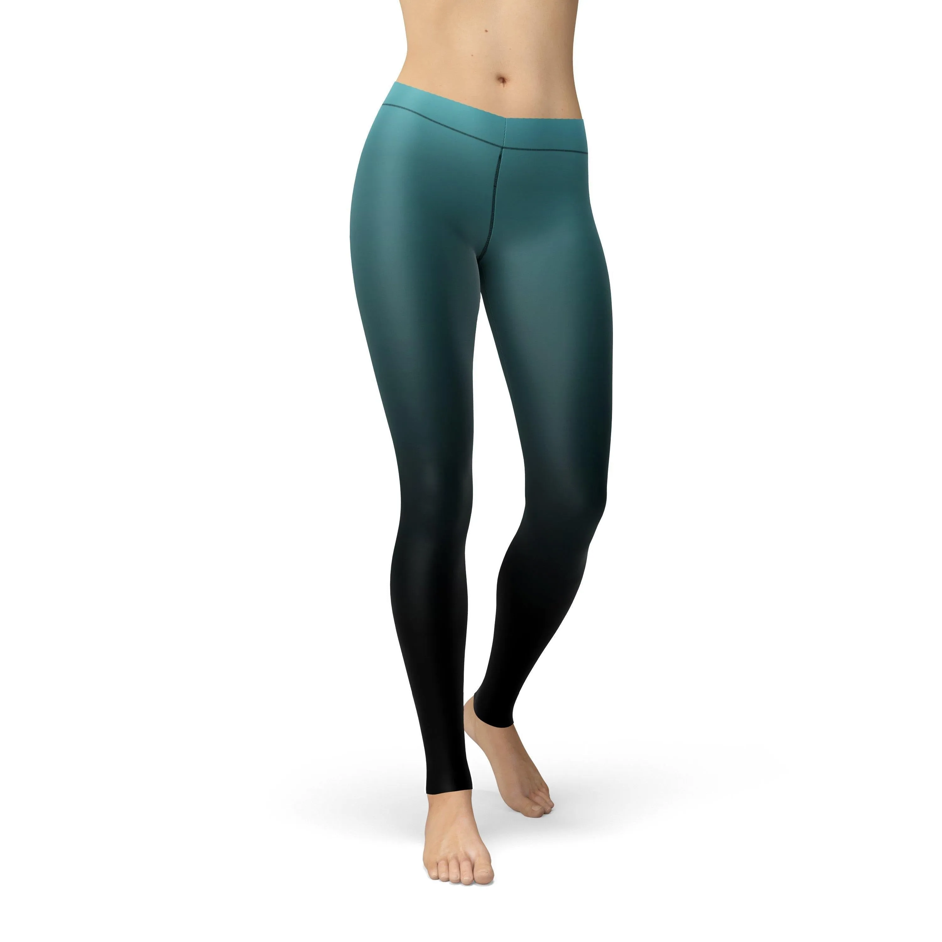 Avery Blue Black Ombre Leggings