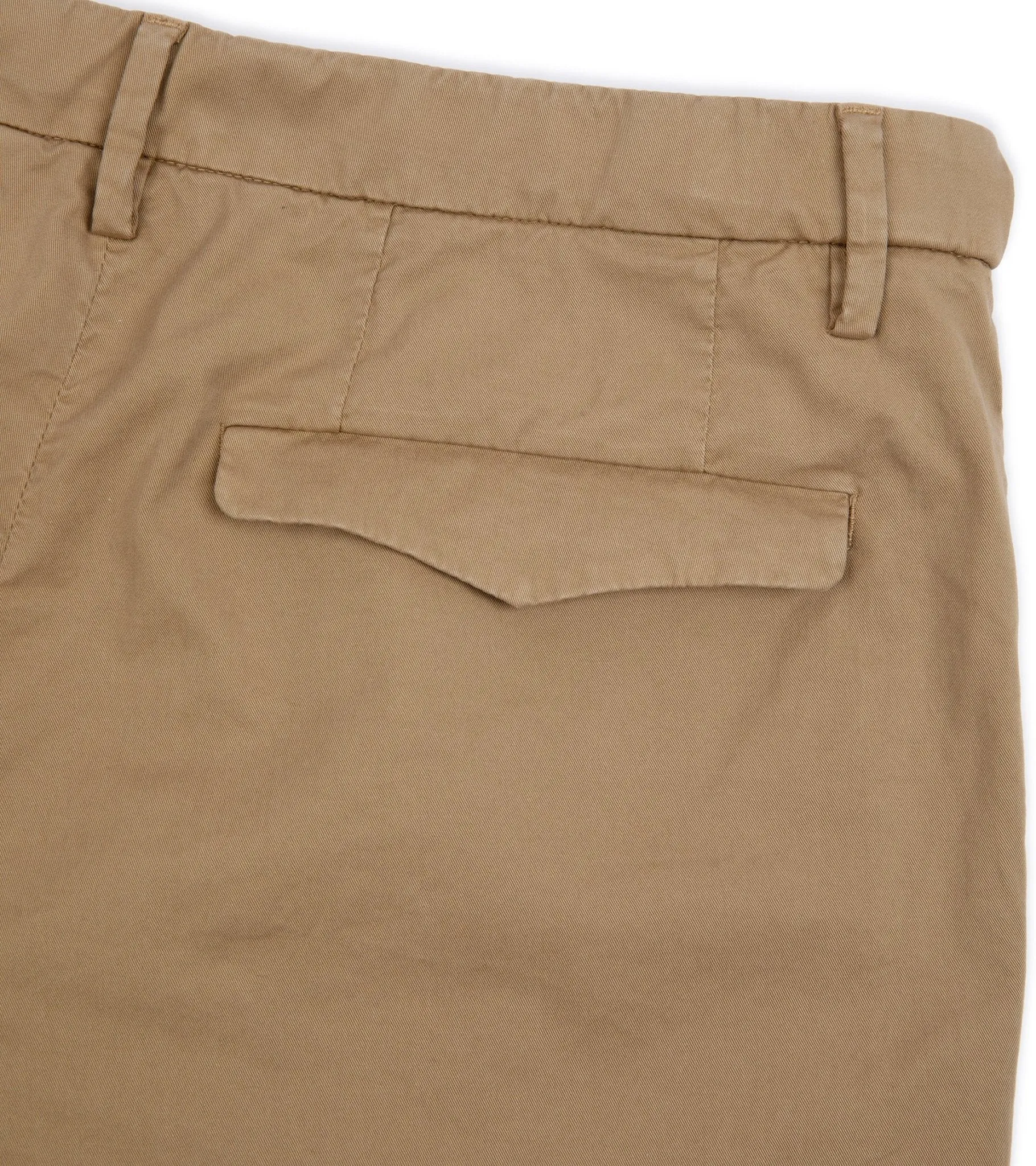 Barena Masco Trevo Cotton Twill Trousers: Tan