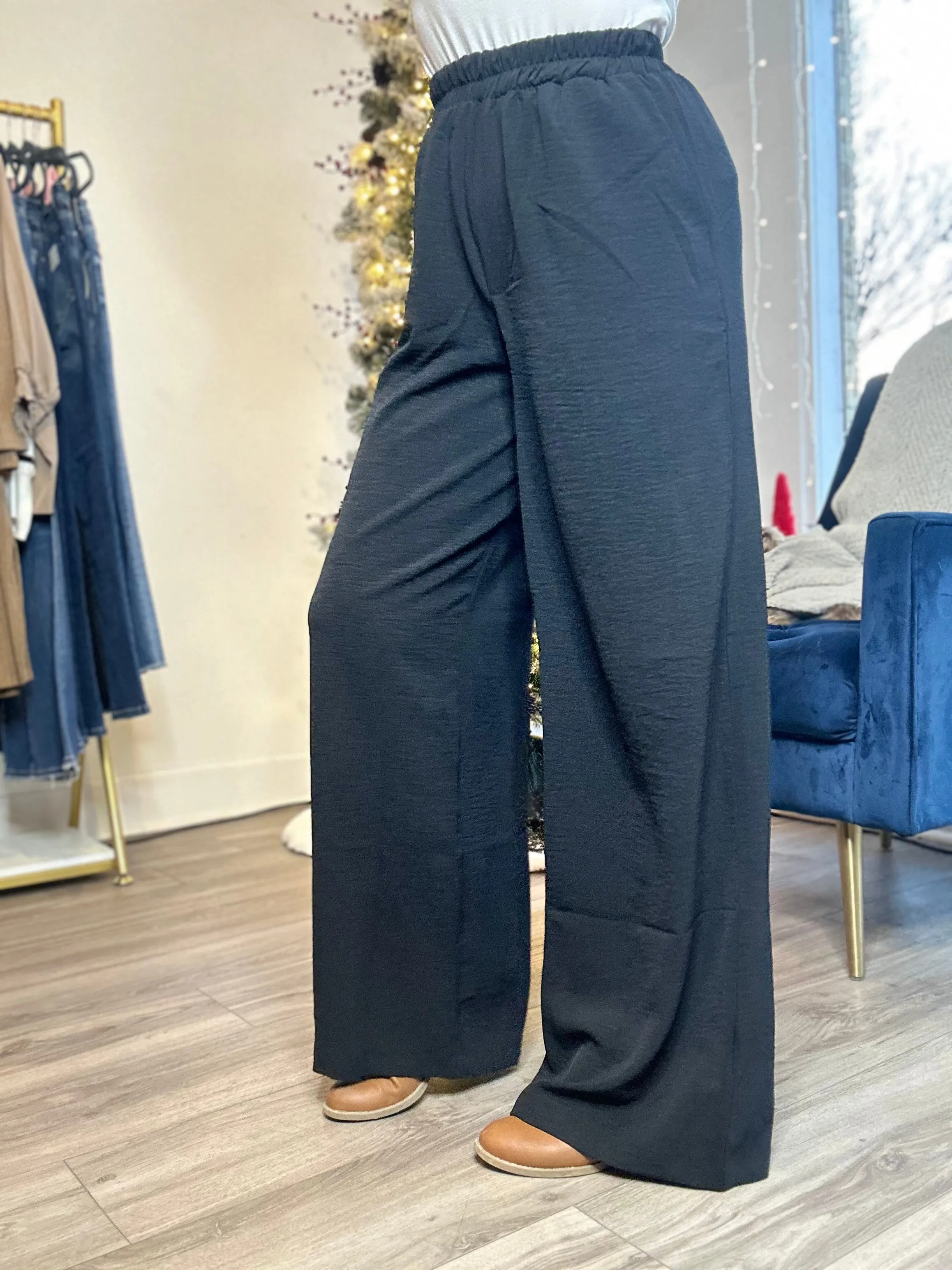 Black WideLeg Trouser