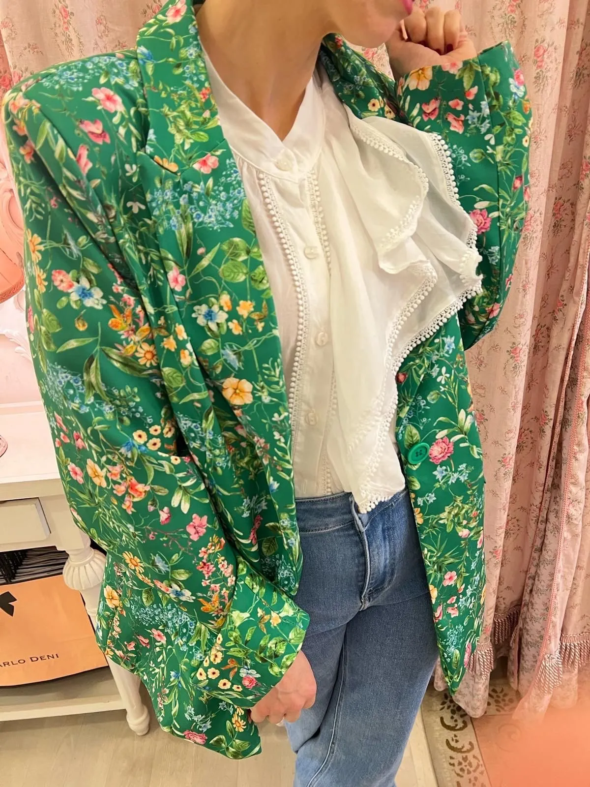 Blazer Flora Green