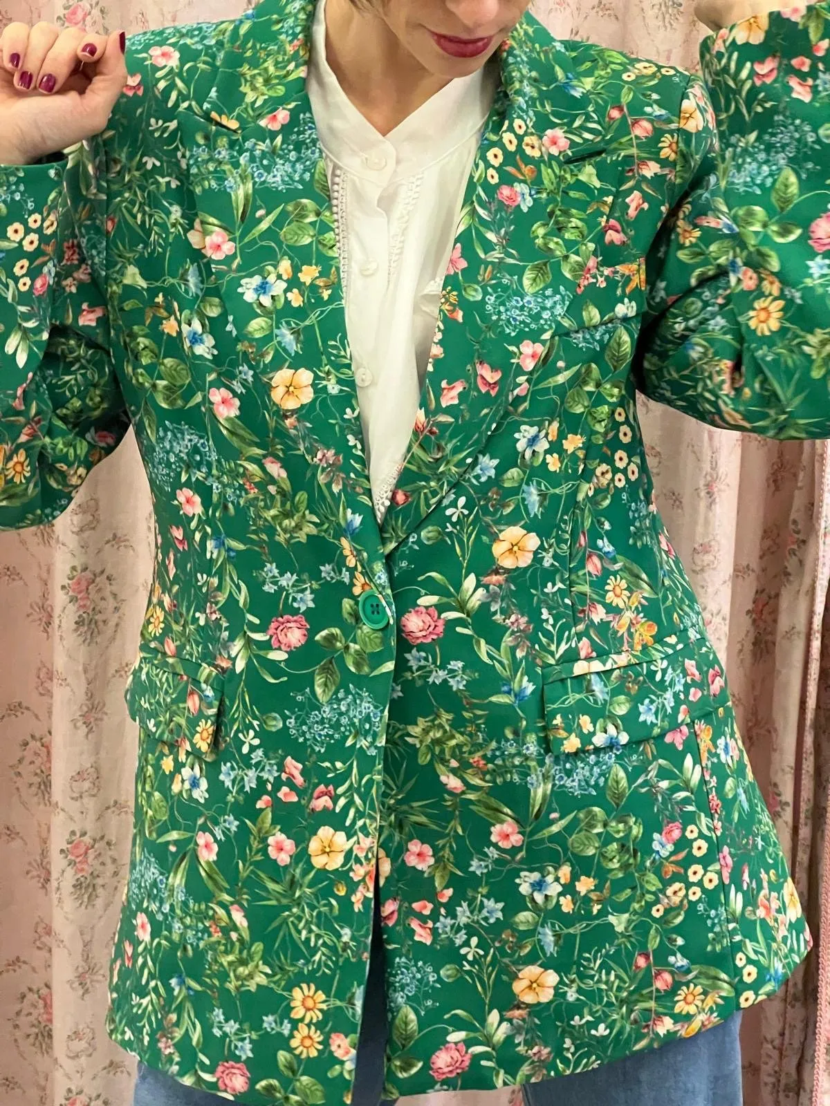 Blazer Flora Green