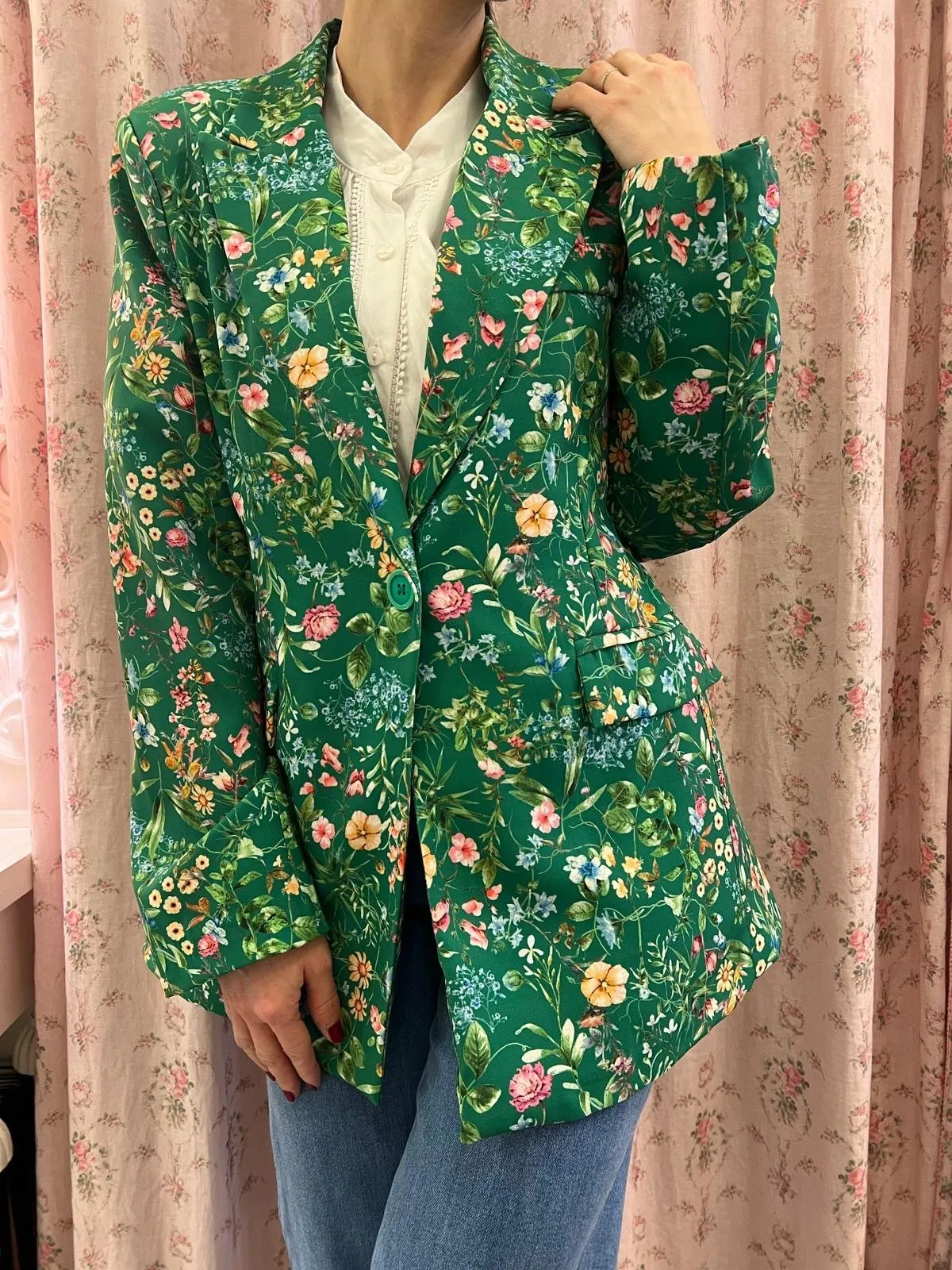 Blazer Flora Green