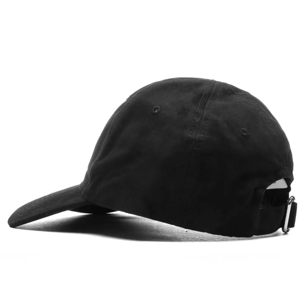 Bookish Baseball Cap - Black/White