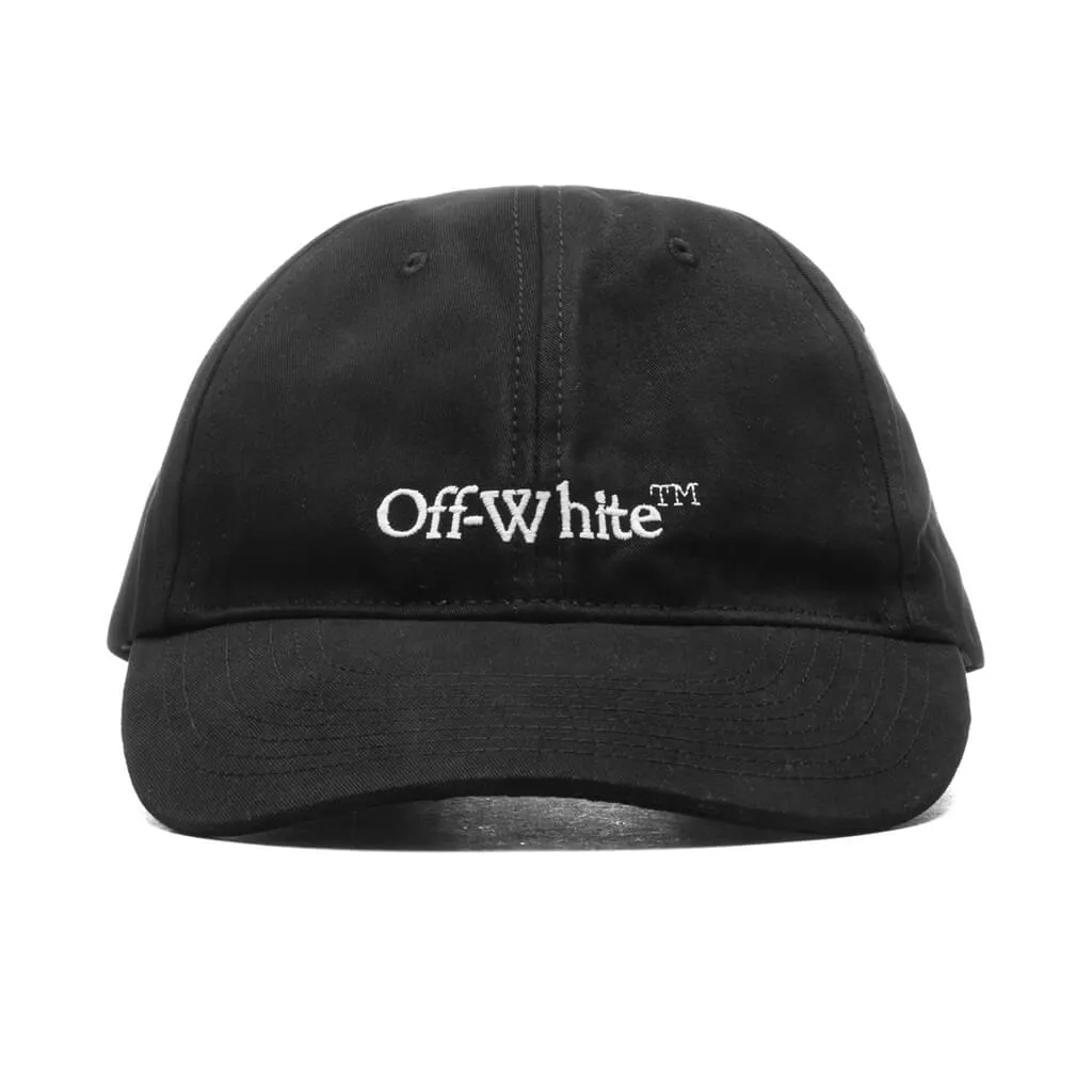 Bookish Baseball Cap - Black/White