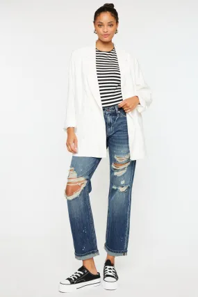 Charlize Mid Rise Boyfriend Jeans