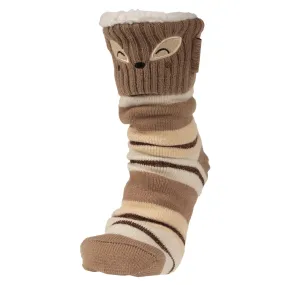 Chaussettes fourrées Femme Renard