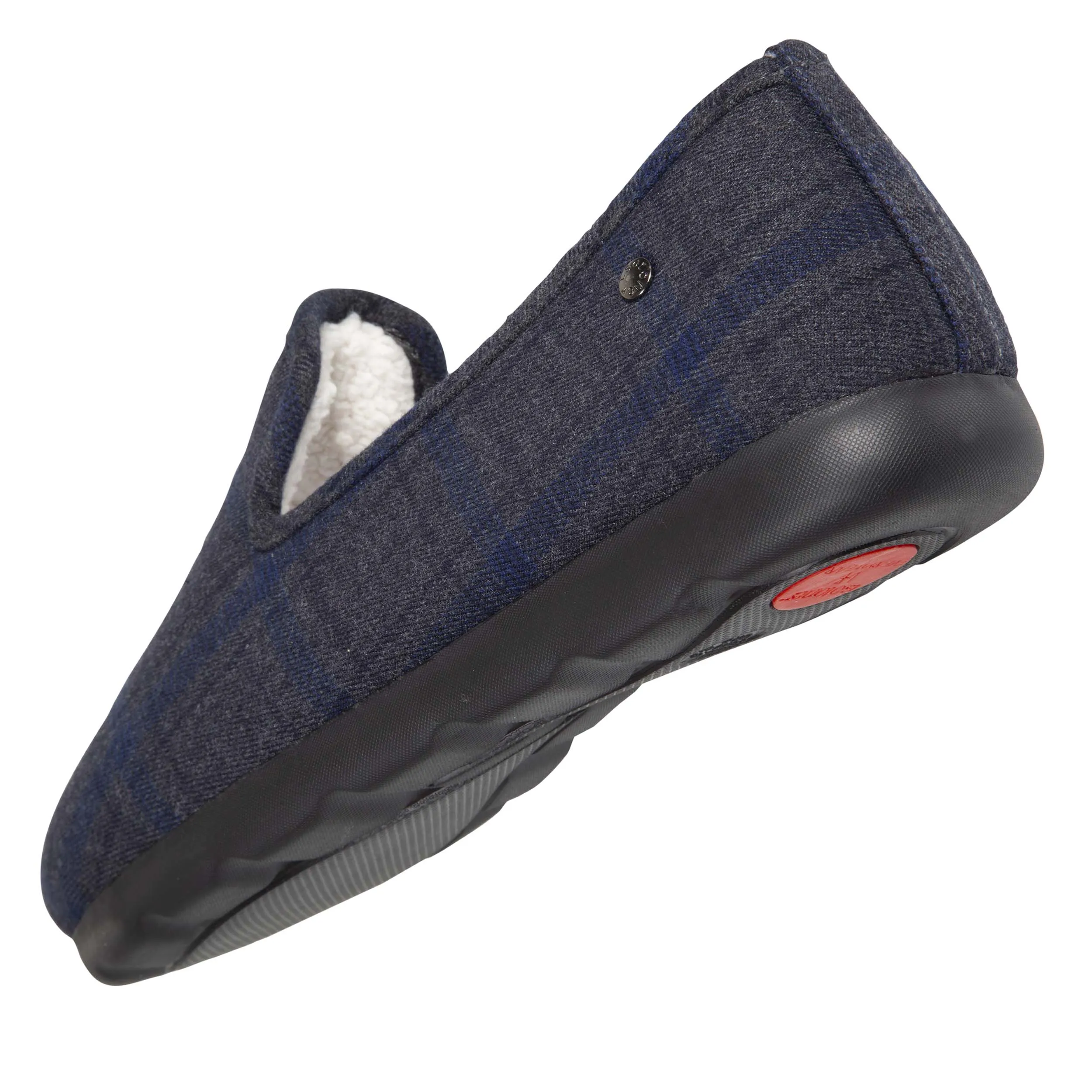 Chaussons charentaises Homme Tartan chaud