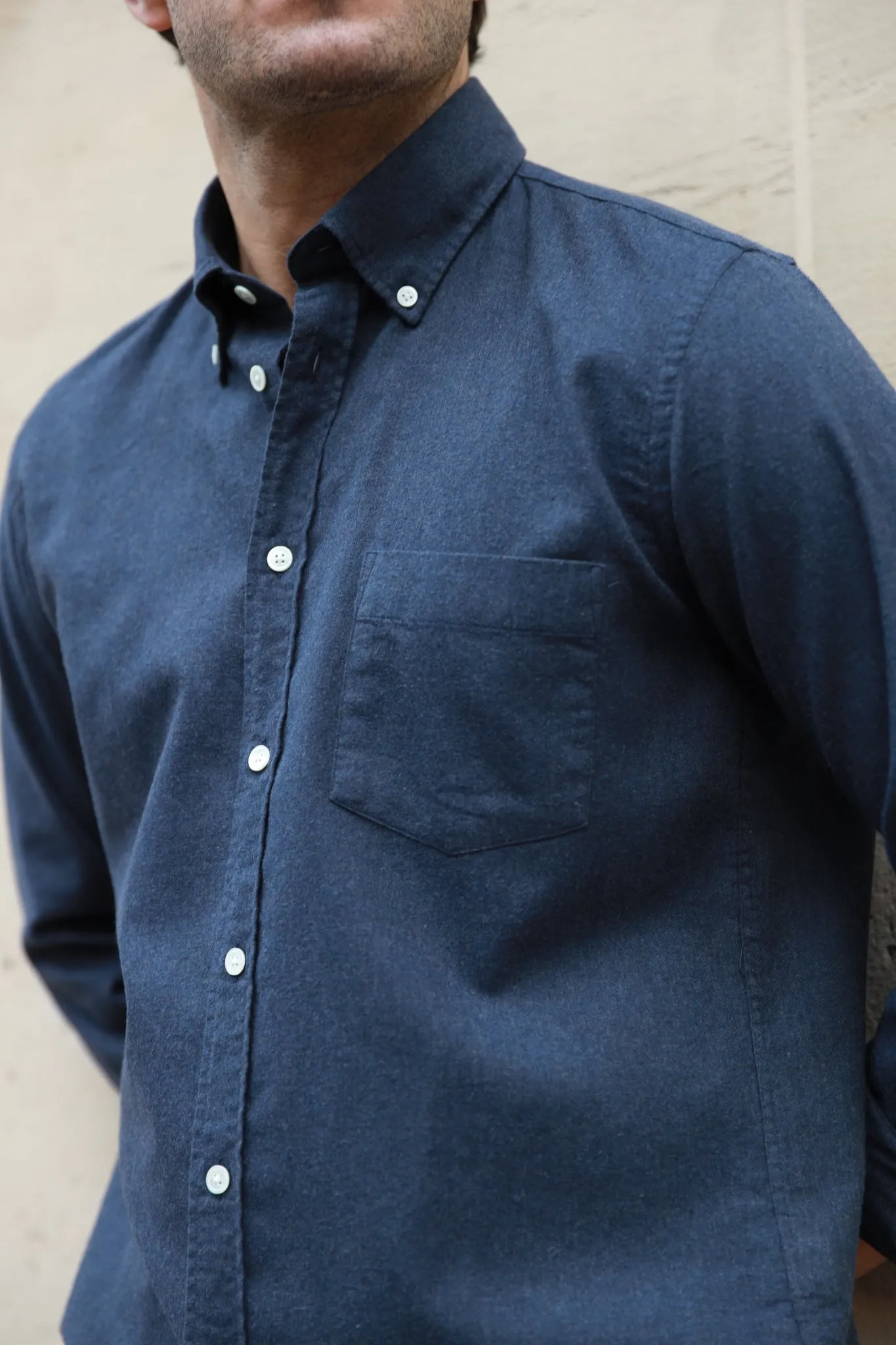 Chemise Clovis en flanelle de coton - Jeans