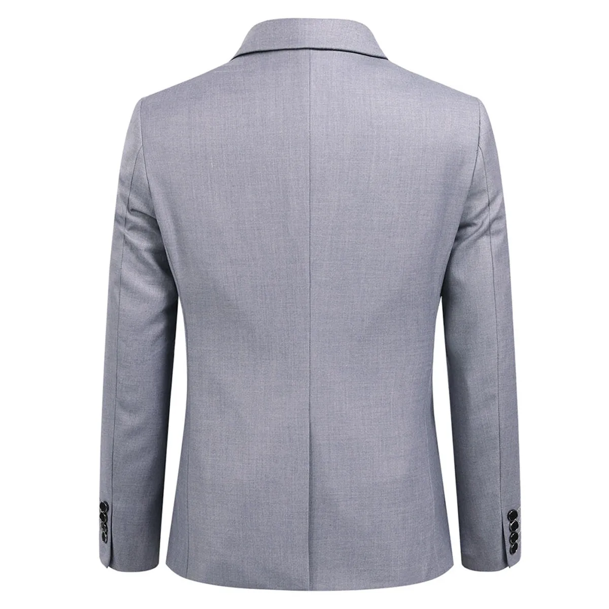 Classic Light Grey Blazer Two Buttons Blazer