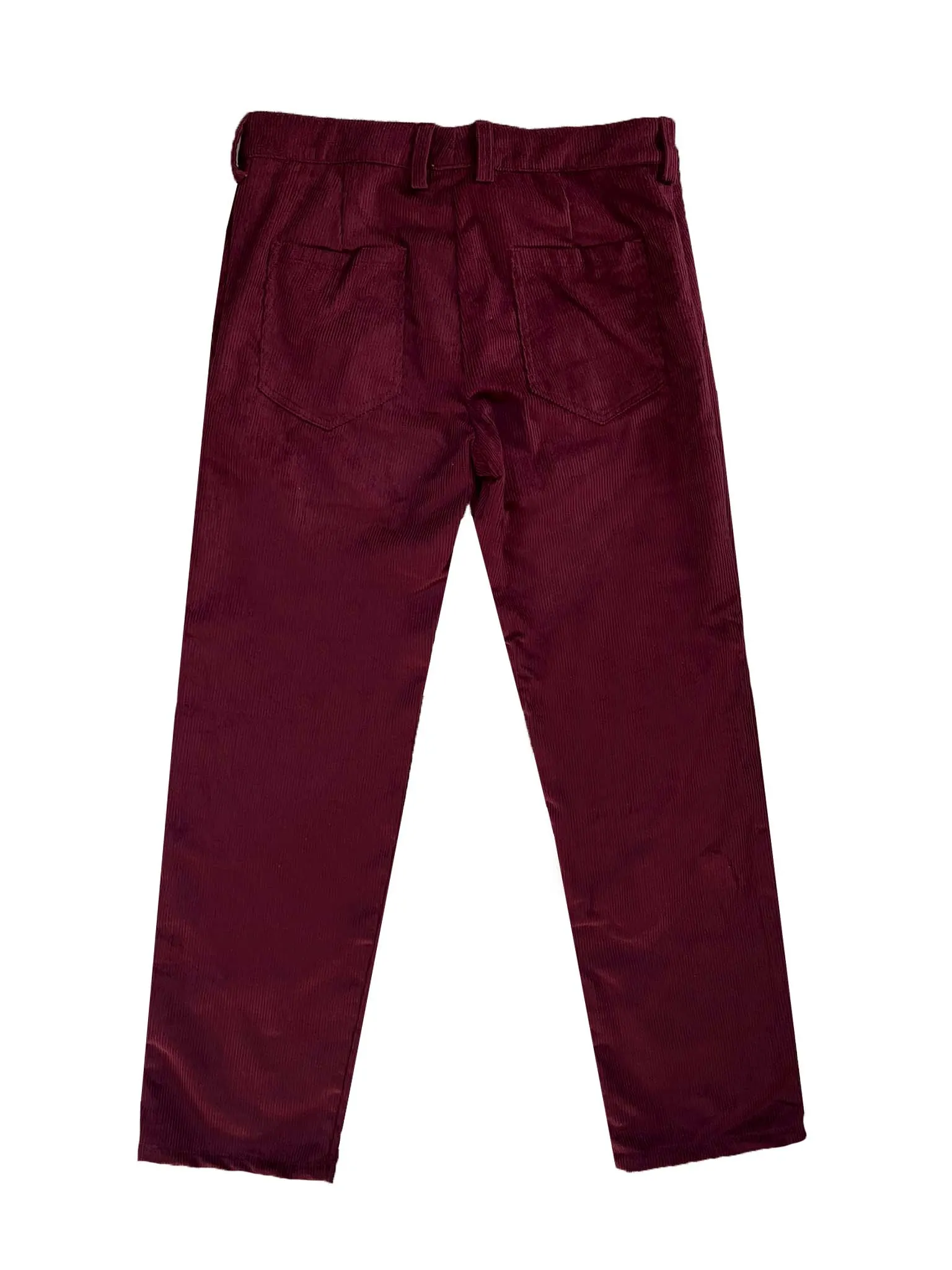 {Clearance Stock} Organic Burgundy Cords