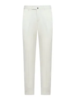 cotton blend trousers