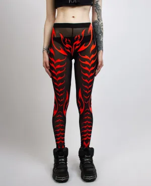 CYBER LEGGING TRIBAL PHOENIX