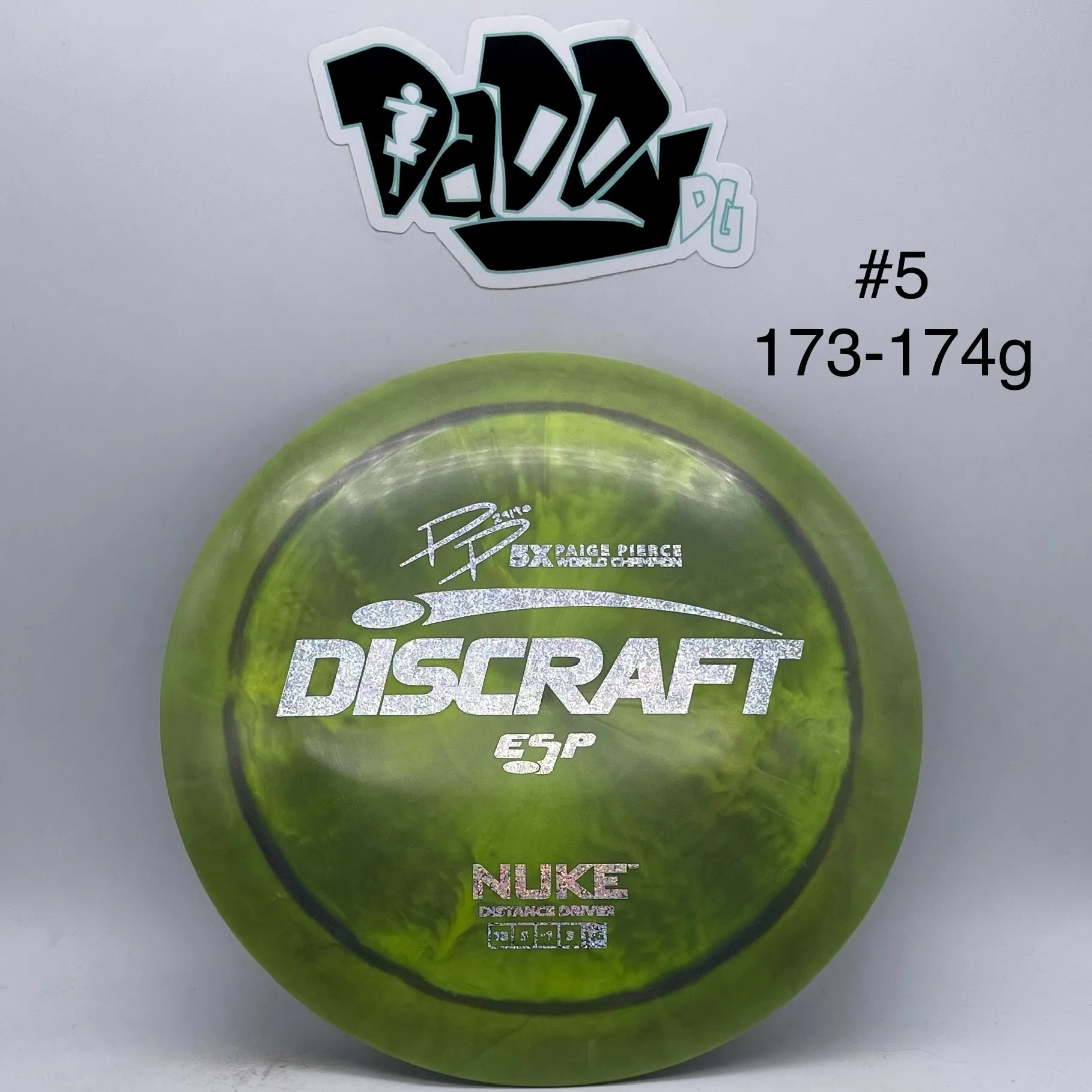 Discraft ESP Nuke Paige Pierce 5X Signature Series Distance Driver