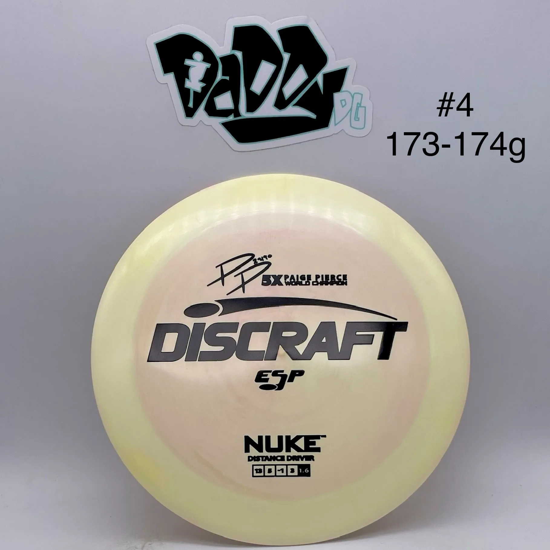 Discraft ESP Nuke Paige Pierce 5X Signature Series Distance Driver