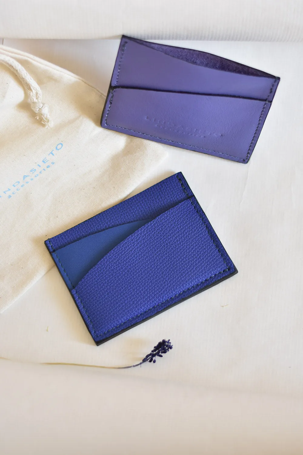 Dune Cardholder - Ultramarine & Cobalt Blue