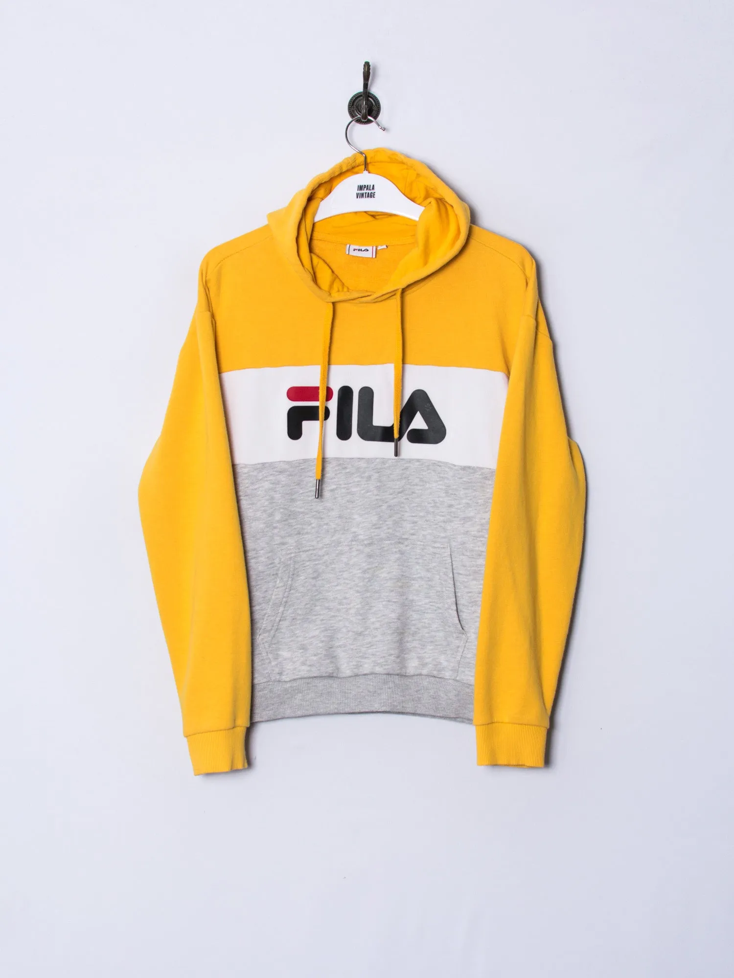 Fila Yellow & White Hoodie