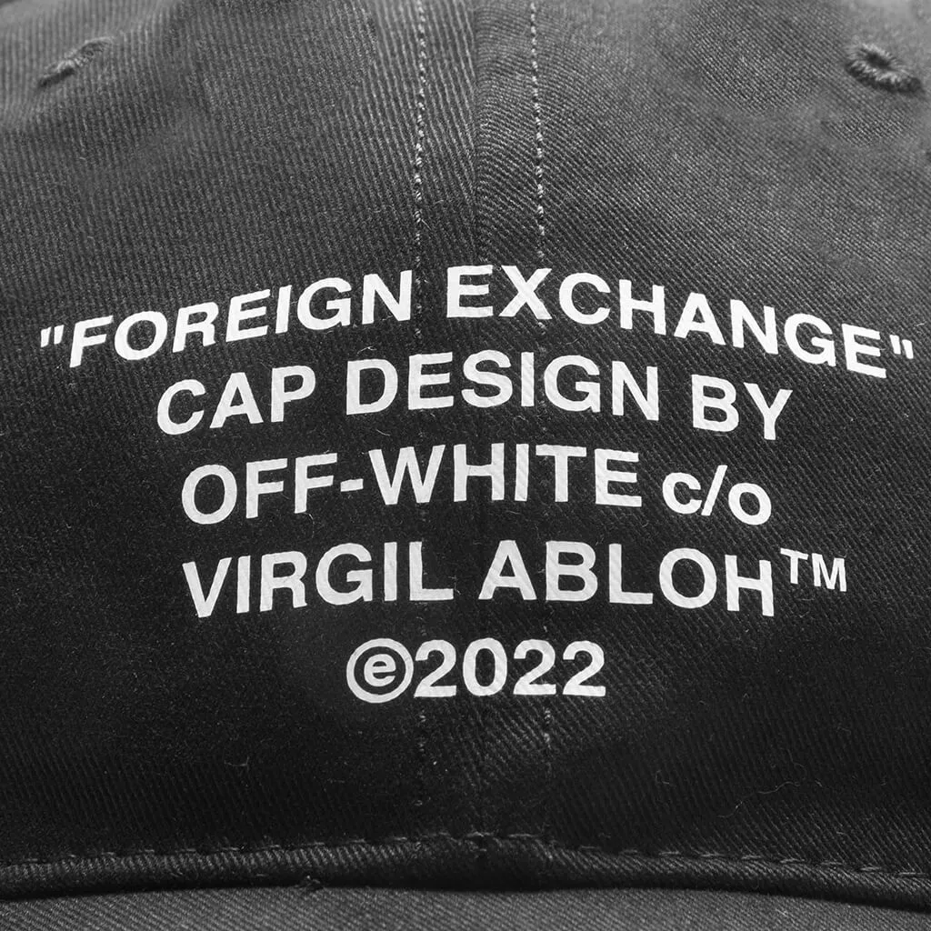 Foreign Exchange Baseball Cap - Black/White