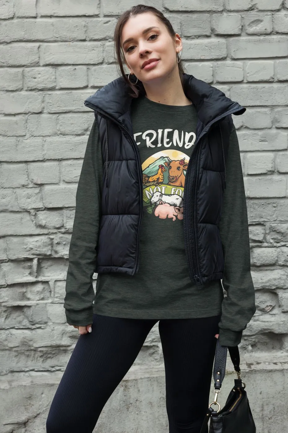 Friends Not Food - Unisex Long Sleeve Tee