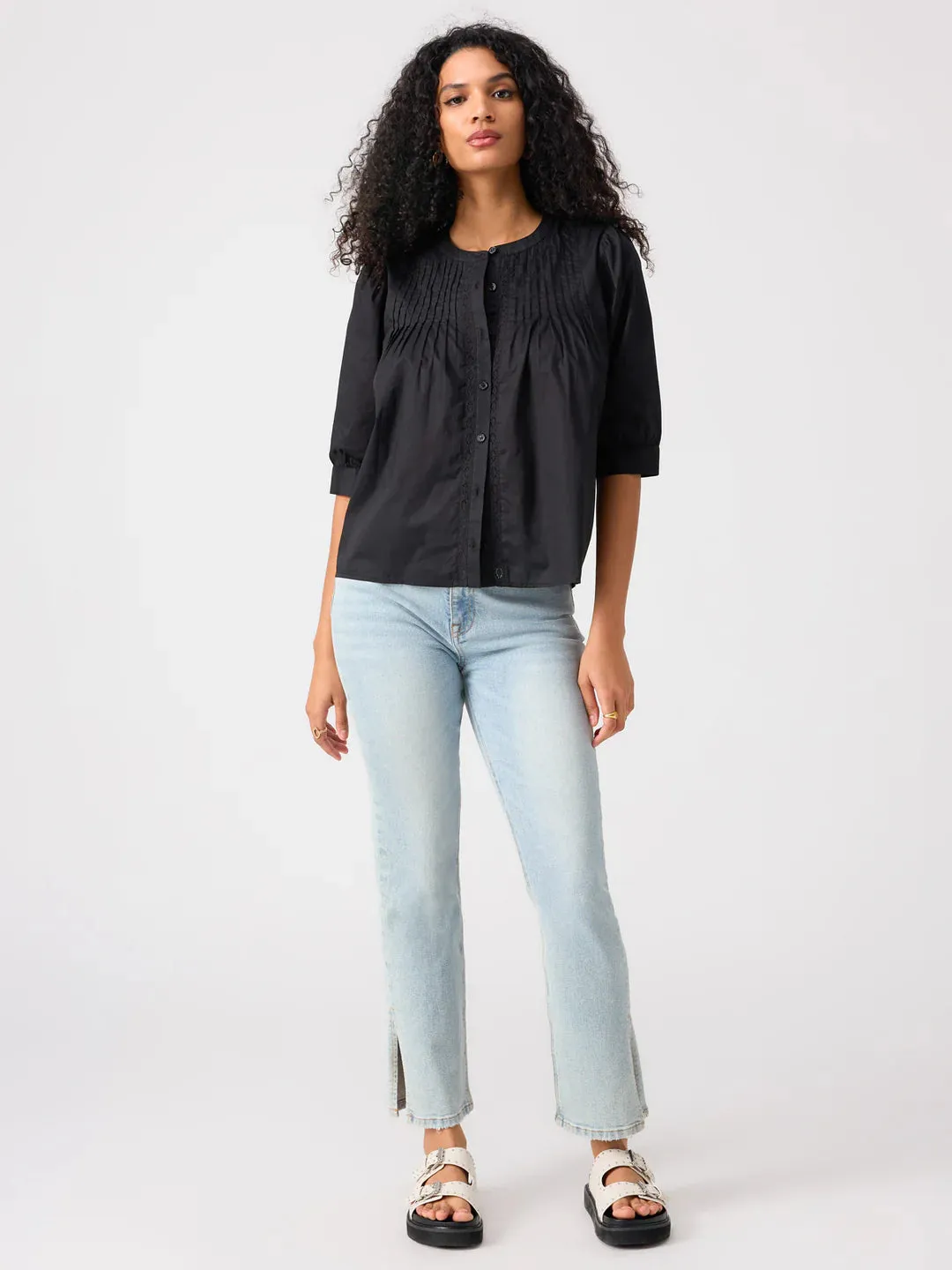 GENTLE PINTUCK BLOUSE - SANCTUARY