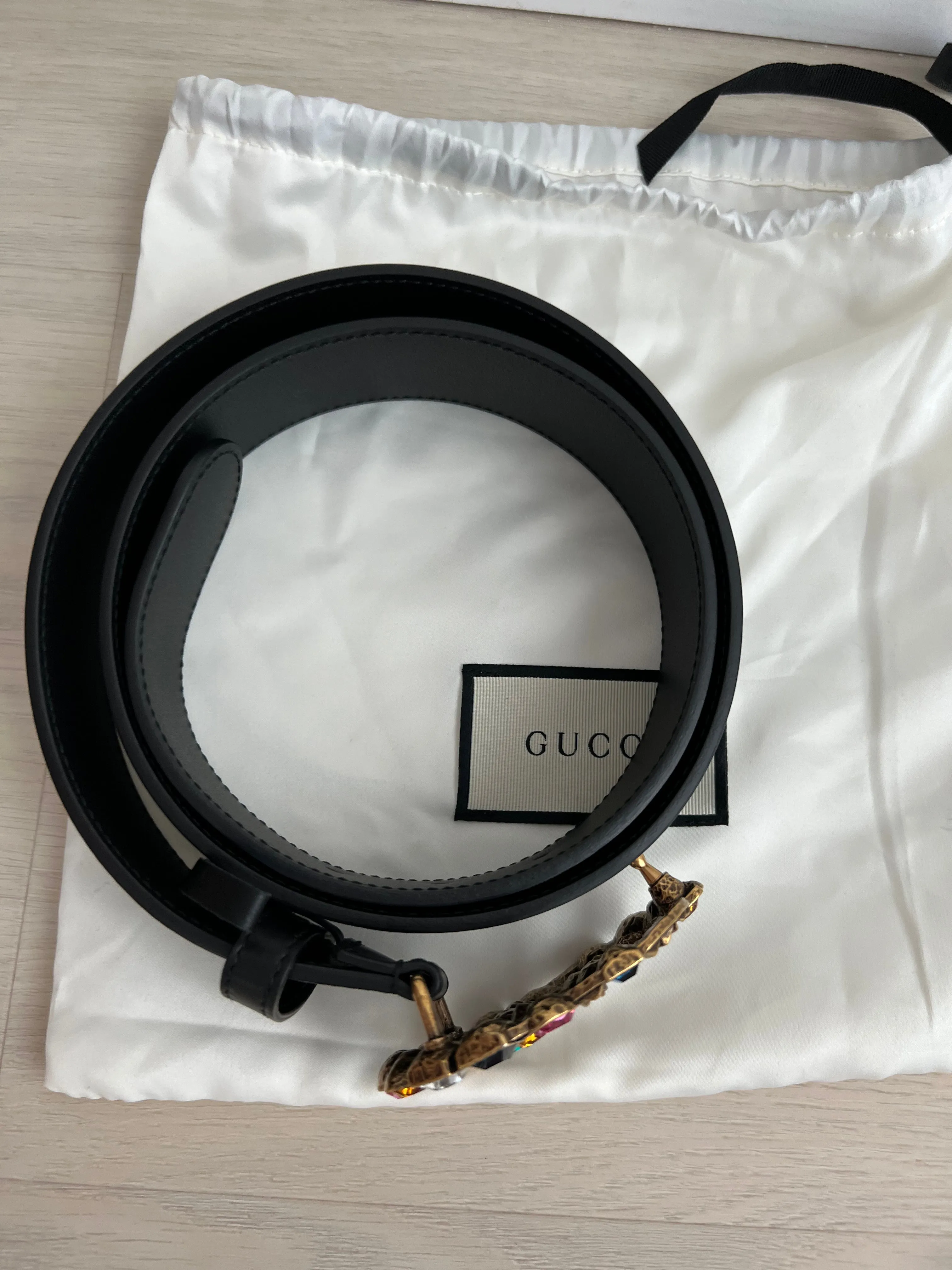 Gucci Crystal GG Marmont Belt