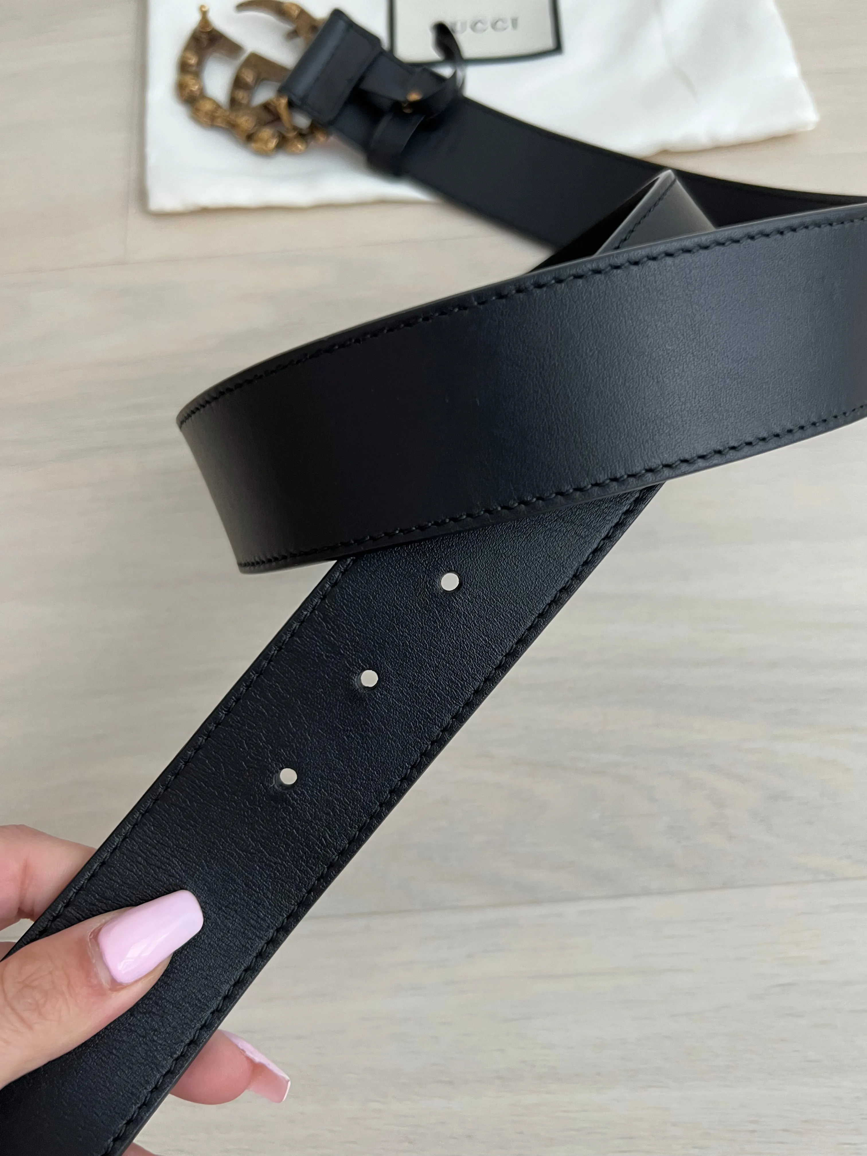 Gucci Crystal GG Marmont Belt