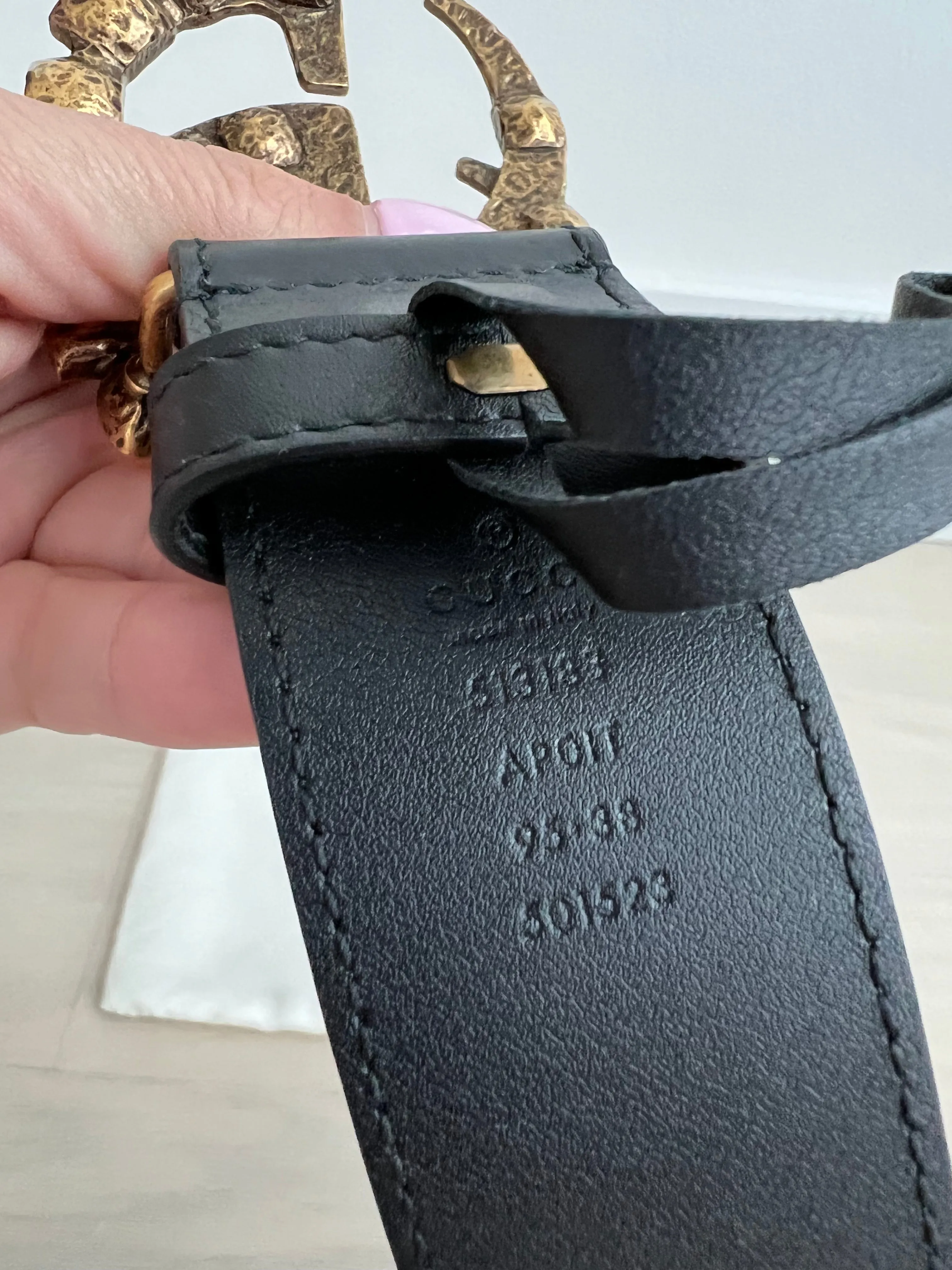 Gucci Crystal GG Marmont Belt