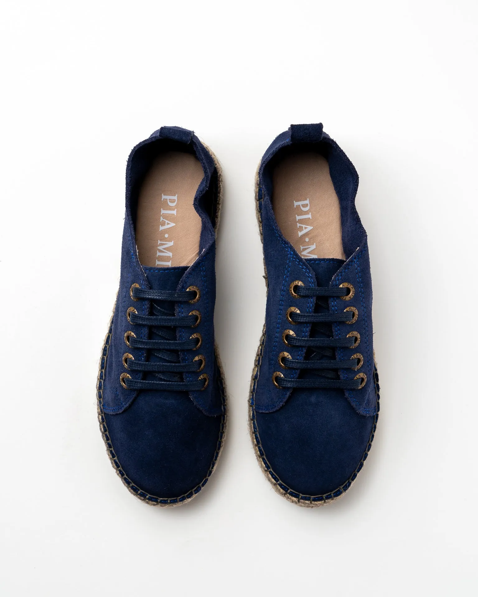 Happy Blue Leather Sneaker