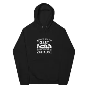 Im Hotel zu Gast - Hier zuhause - Unisex Premium Organic Hoodie