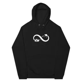 Infinity Heart and Camping 2 - Unisex Premium Organic Hoodie