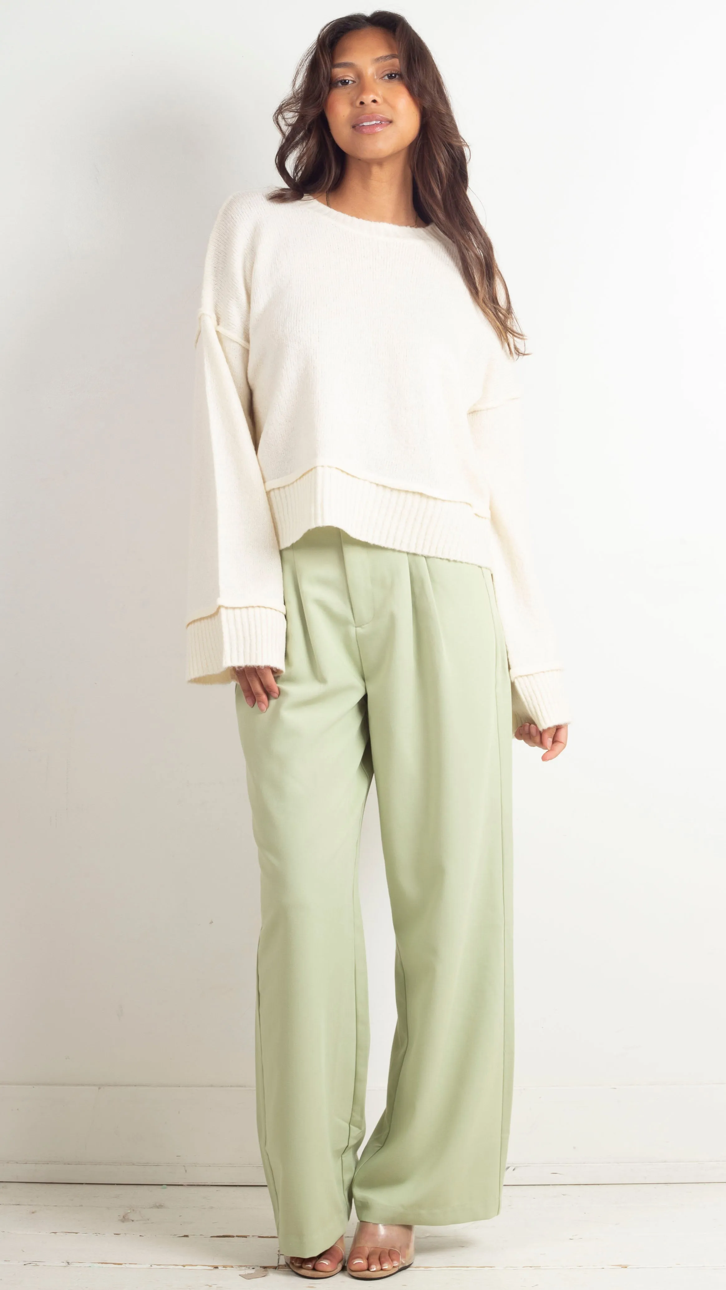 Iris Trouser - Sage