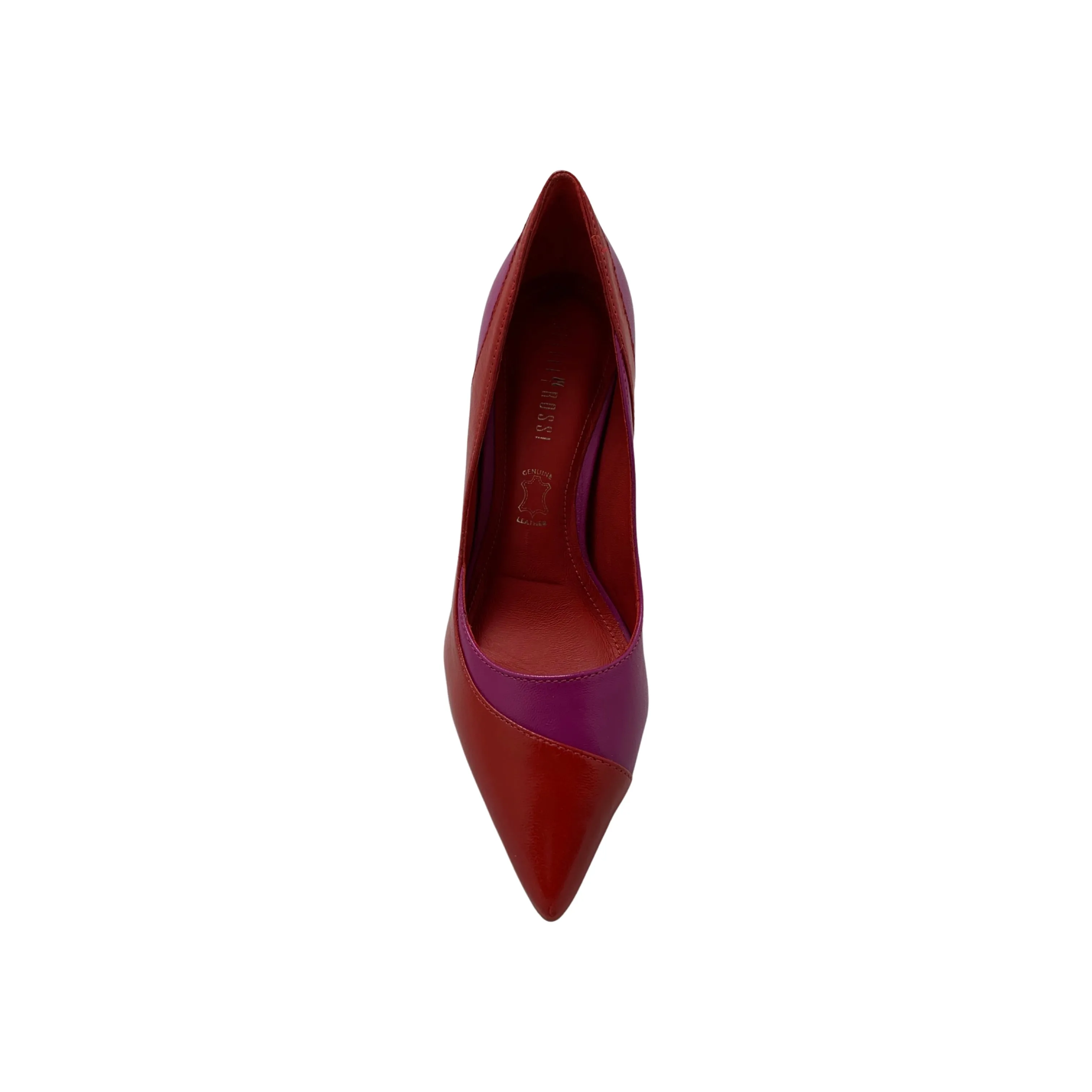 Isla Red/Fuchsia Leather Pump