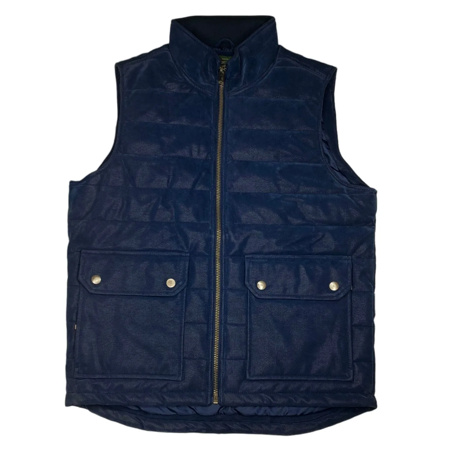 Jordan Craig Faux Suede Vest (Navy) - 9361V