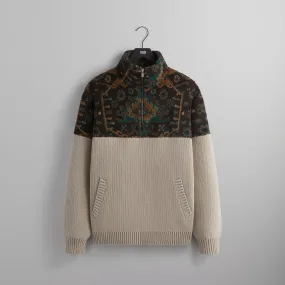 Kith Sebastian Quarter Zip - Sandy Heather